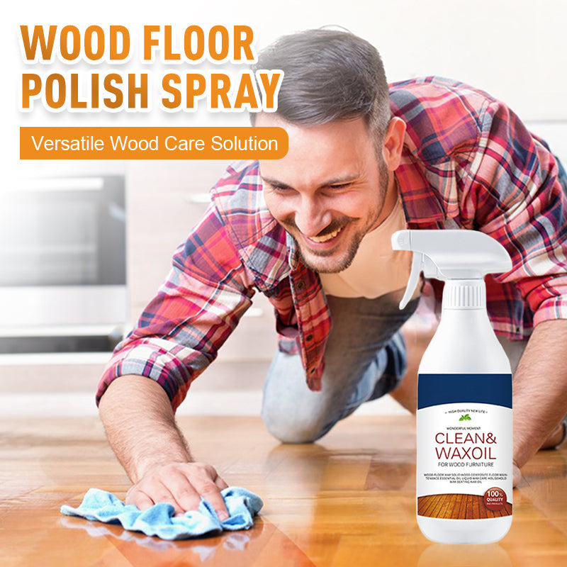 🔥Hot New Products🔥Wood Floor Cleaner & Polish Spray⏳time-limited special offer