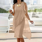 👗Women's Summer Elegant Round Neck Asymmetric Mesh Sleeveless Dress
