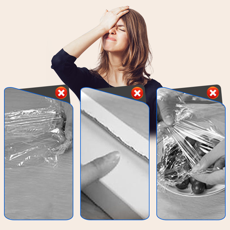 🔥Hot SALE 50% OFF🔥Easy-Cut Stretch Clear Food Wrap