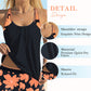 Women's Print Tankini & Shorts 2-Piece Swimwear Set