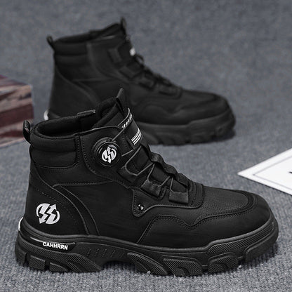 Men's Outdoor Swivel Buckle Work Shoes 🔄👞 – Waterproof 💦, Anti-slip 🚶‍♂️, Comfortable , Breathable 🌬️