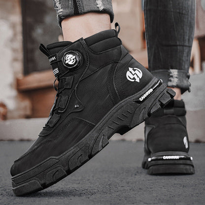 Men's Outdoor Swivel Buckle Work Shoes 🔄👞 – Waterproof 💦, Anti-slip 🚶‍♂️, Comfortable , Breathable 🌬️