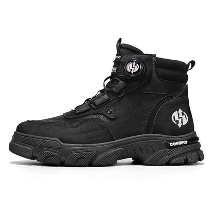 Men's Outdoor Swivel Buckle Work Shoes 🔄👞 – Waterproof 💦, Anti-slip 🚶‍♂️, Comfortable , Breathable 🌬️