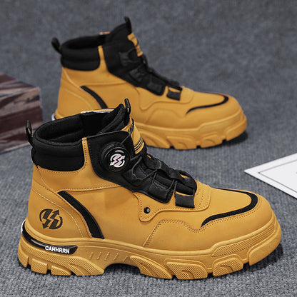 Men's Outdoor Swivel Buckle Work Shoes 🔄👞 – Waterproof 💦, Anti-slip 🚶‍♂️, Comfortable , Breathable 🌬️