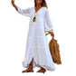 Women’s Loose V- Neck Maxi Dress