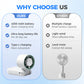 ❄️💨 Handheld Cooling Fan with Ice Mist – 3-speed settings, mist cooling ⚡✅