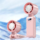 ❄️💨 Handheld Cooling Fan with Ice Mist – 3-speed settings, mist cooling ⚡✅