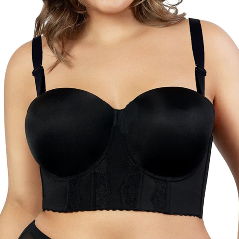 Women’s Low Back Detachable Strap Bra