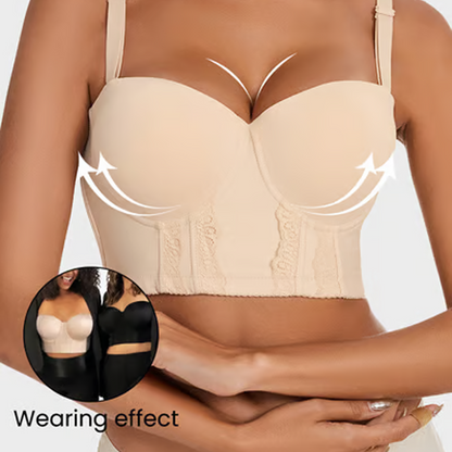 Women’s Low Back Detachable Strap Bra
