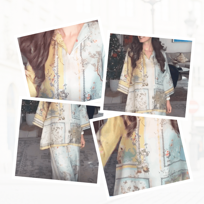 ⏳Time-limited Special⏰Digital Printed Trumpet Sleeves Print Cape
