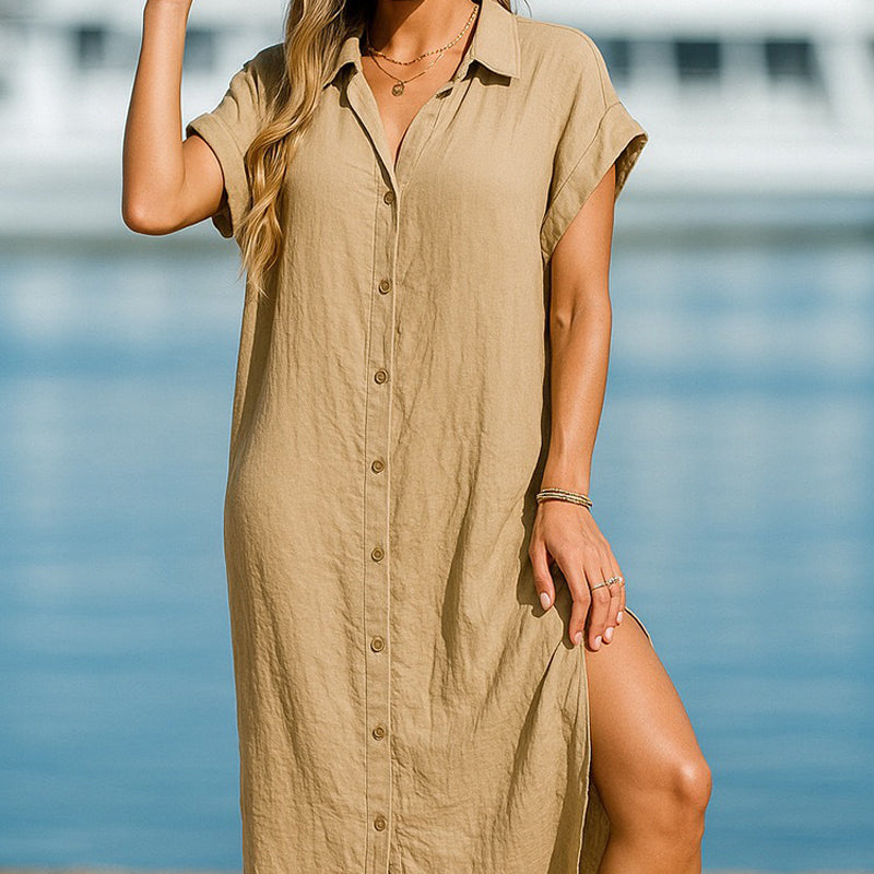 ⏰🔥LIMITED TIME 50% OFF! 👗 Women’s Fashion & Versatile Shirt Dress – Comfortable, Stylish & Perfect for Any Occasion ✨💃