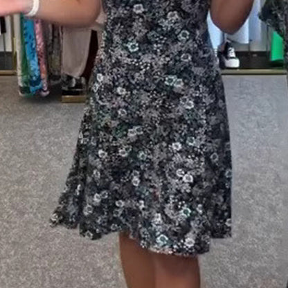 💐2025 New Arrival 50%OFF💖Women's Casual Scoop Neck Floral-Print Dress