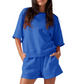 Women's Casual Short Sleeve Top and Shorts Set