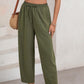 Women's Casual Wide-Leg Drawstring Pants