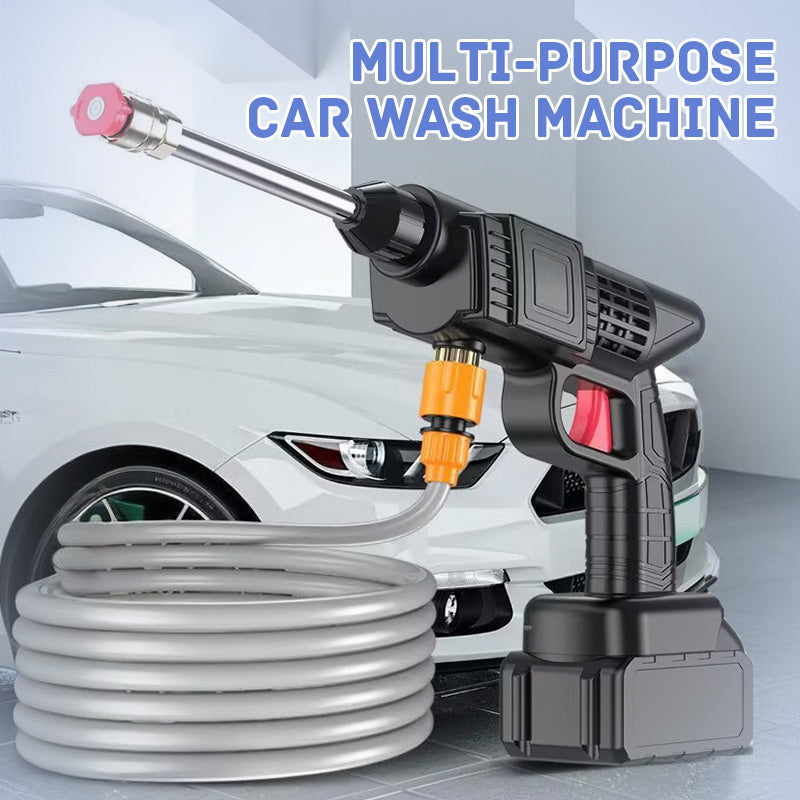 🚗 50% OFF! 💦 PORTABLE CAR WASH MACHINE - High Pressure & Multi-Purpose Use, Compact Design for Easy Storage, Ideal for Outdoor Cleaning and Vehicles 🌟🔧