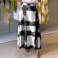 Fashionable Checkered Print A-Line Skirt