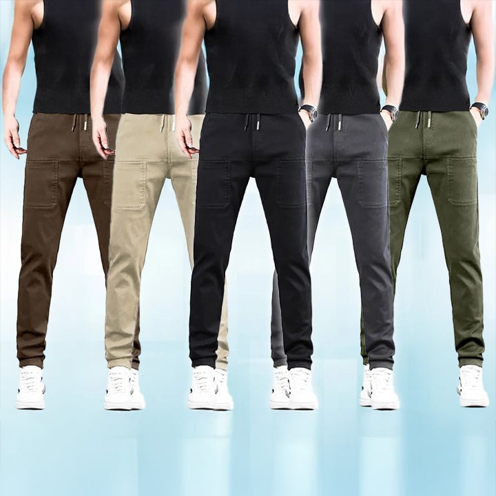 Stretch Fabric, Multi-Pocket & Water-Repellent & Breathable