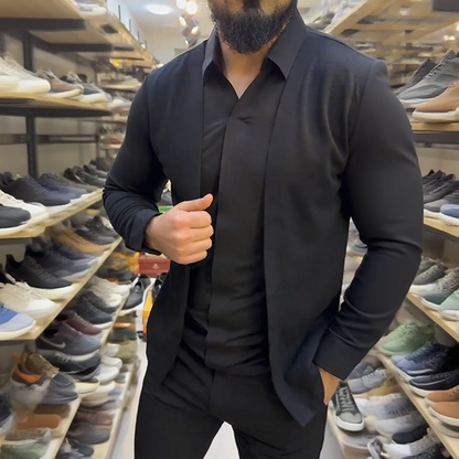 Men's Mock Two-Piece Shirt