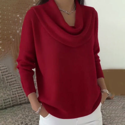 🎁 Hot Sale 49% OFF 🔥Women’s Elegant Cozy Cowl Collar Sweater