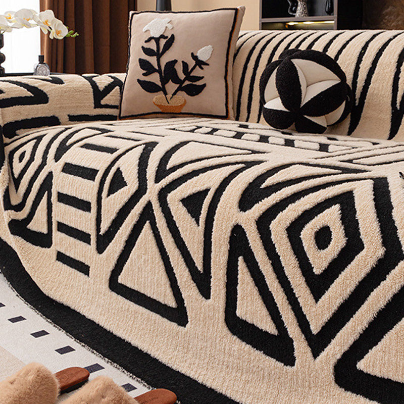 🛋️ 50% OFF! 🧸 PLUSH SOFA COVERS - Ultra-Soft Sherpa & Anti-Scratch Fabric, Machine Washable with Elastic Corners for Secure Fit 🐾✨