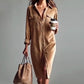 🔥 55% OFF! Effortless Chic Corduroy Shirt Dress – Soft, Cozy & Versatile for All Seasons 🍂