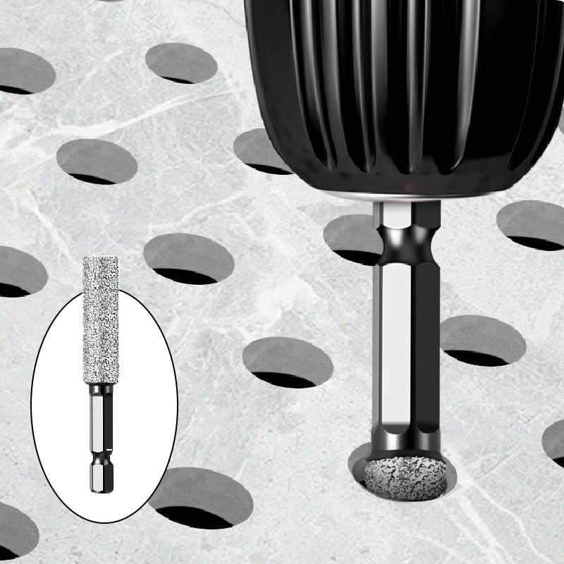 Hex Shank Brazed Hole Opener for Drilling and Grinding