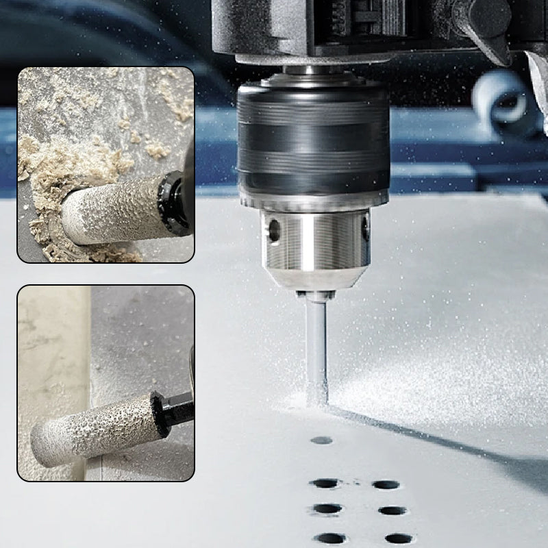 Hex Shank Brazed Hole Opener for Drilling and Grinding