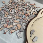 🎁 Christmas Sale 49% off 🎅 135-piece wooden puzzle in the shape of a cat in Morandi colors🐱