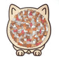 🎁 Christmas Sale 49% off 🎅 135-piece wooden puzzle in the shape of a cat in Morandi colors🐱