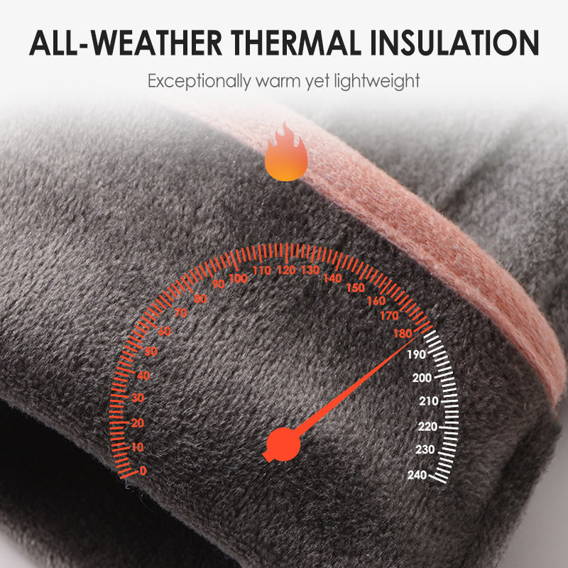Windproof Warm Gloves with Touchscreen & Anti-Slip Grip