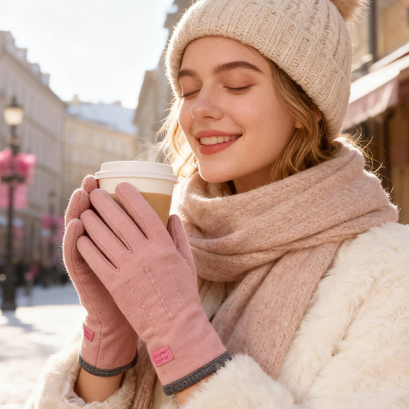 Windproof Warm Gloves with Touchscreen & Anti-Slip Grip