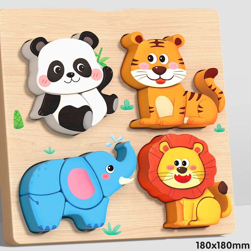 Educational Wooden 3D Puzzle