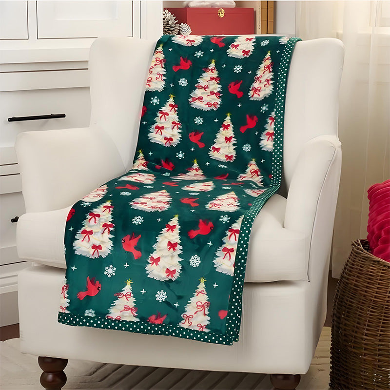 ⏳Limited-time 50% off⏰🎅Christmas Fluffy Cozy Throw Blanket