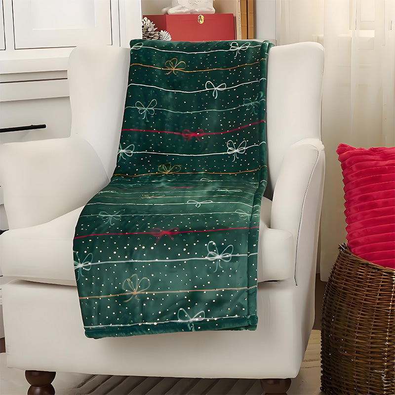 ⏳Limited-time 50% off⏰🎅Christmas Fluffy Cozy Throw Blanket