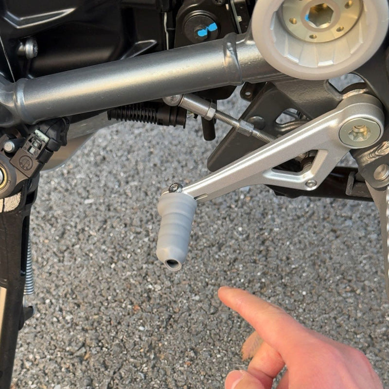 Motorcycle Gear Lever Cover — Keep firmly in place to prevent displacement.