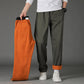 Men's Drawstring Cargo Pants with Zipper Pockets