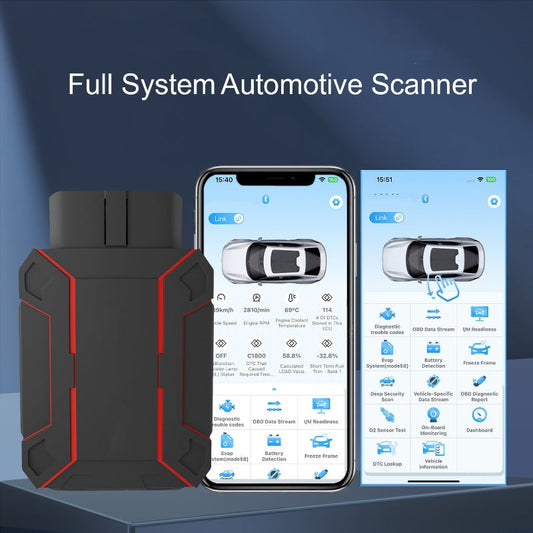 Bluetooth OBD2 Diagnostic Tool – Full System Check + No Subscription Fees 💰✅