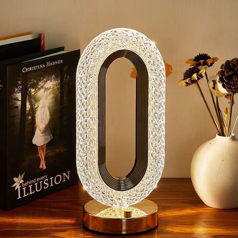 🎅Christmas Sale 50% OFF!!🎄50K+ SOLD! 🎁✨Rechargeable Luxury Crystal LED Night Light Lamp