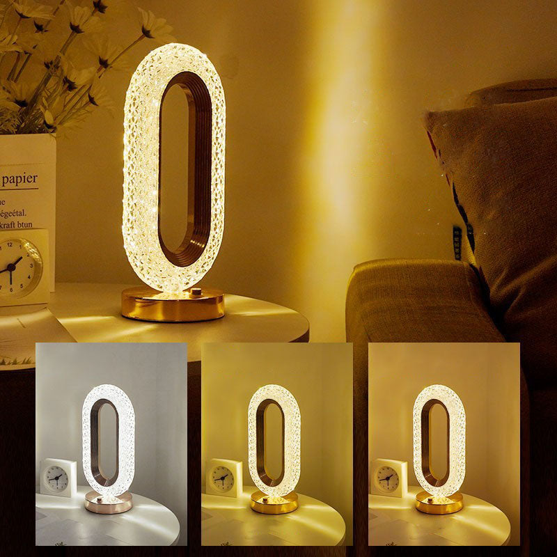 🎅Christmas Sale 50% OFF!!🎄50K+ SOLD! 🎁✨Rechargeable Luxury Crystal LED Night Light Lamp