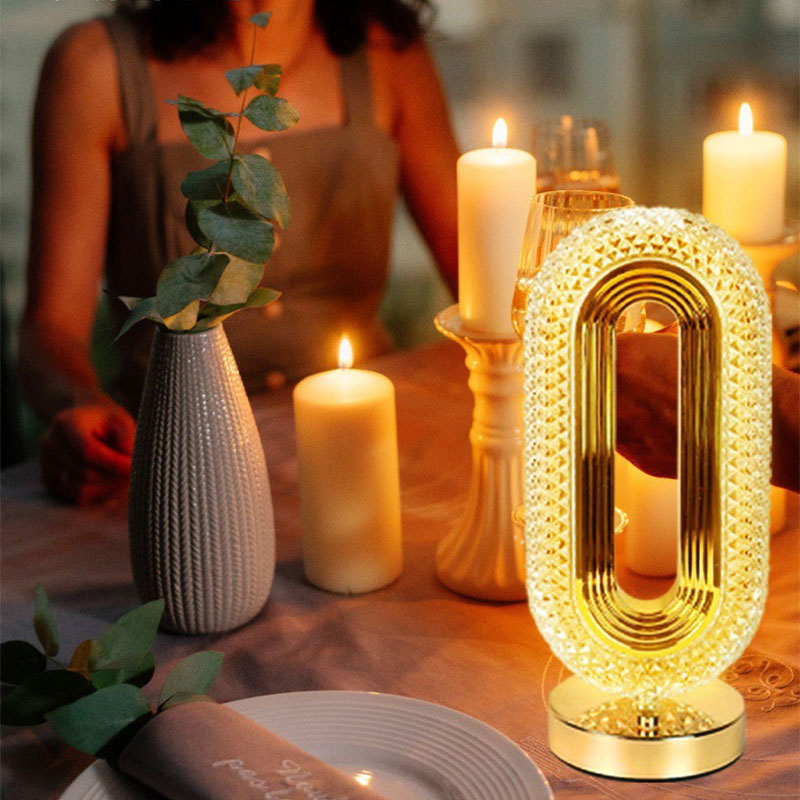 🎅Christmas Sale 50% OFF!!🎄50K+ SOLD! 🎁✨Rechargeable Luxury Crystal LED Night Light Lamp