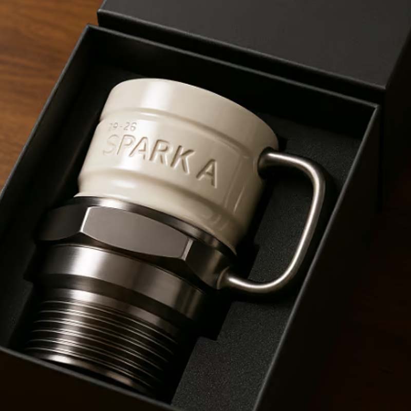 Creative Spark Plug Mug