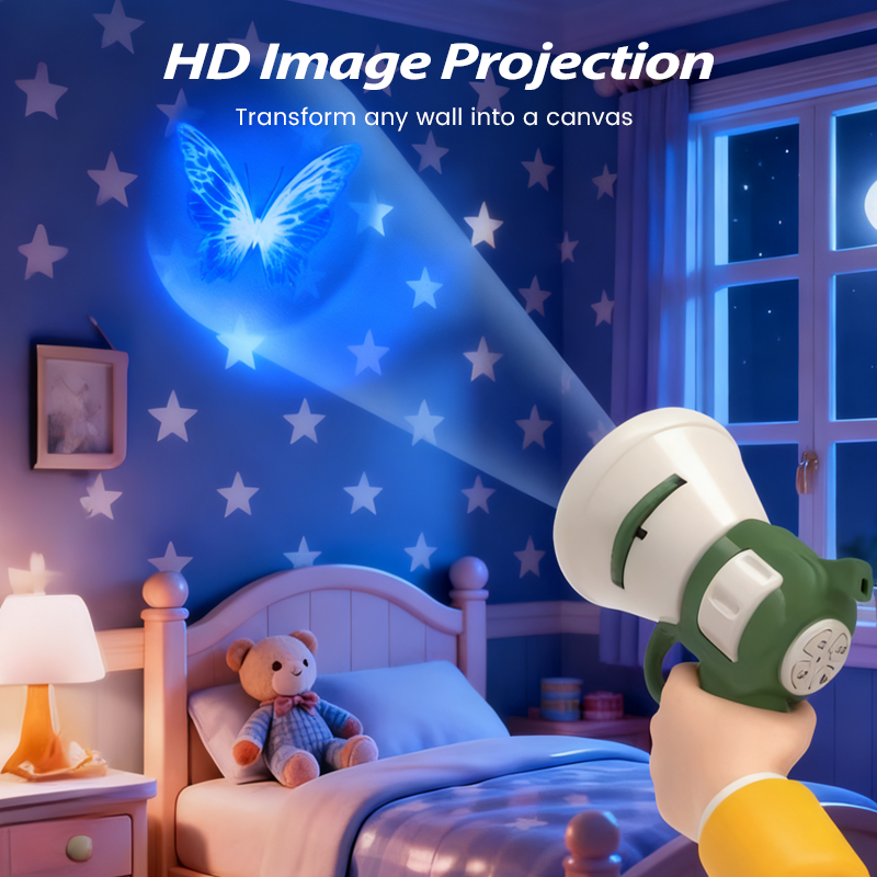 2-in-1 Recordable Megaphone & Projector Toy