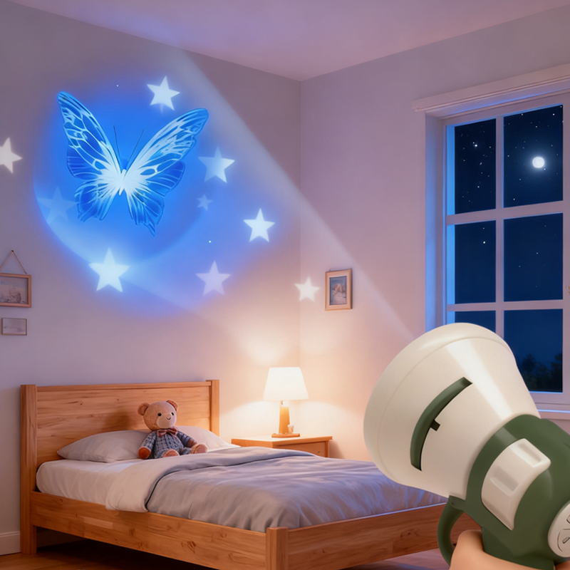 2-in-1 Recordable Megaphone & Projector Toy