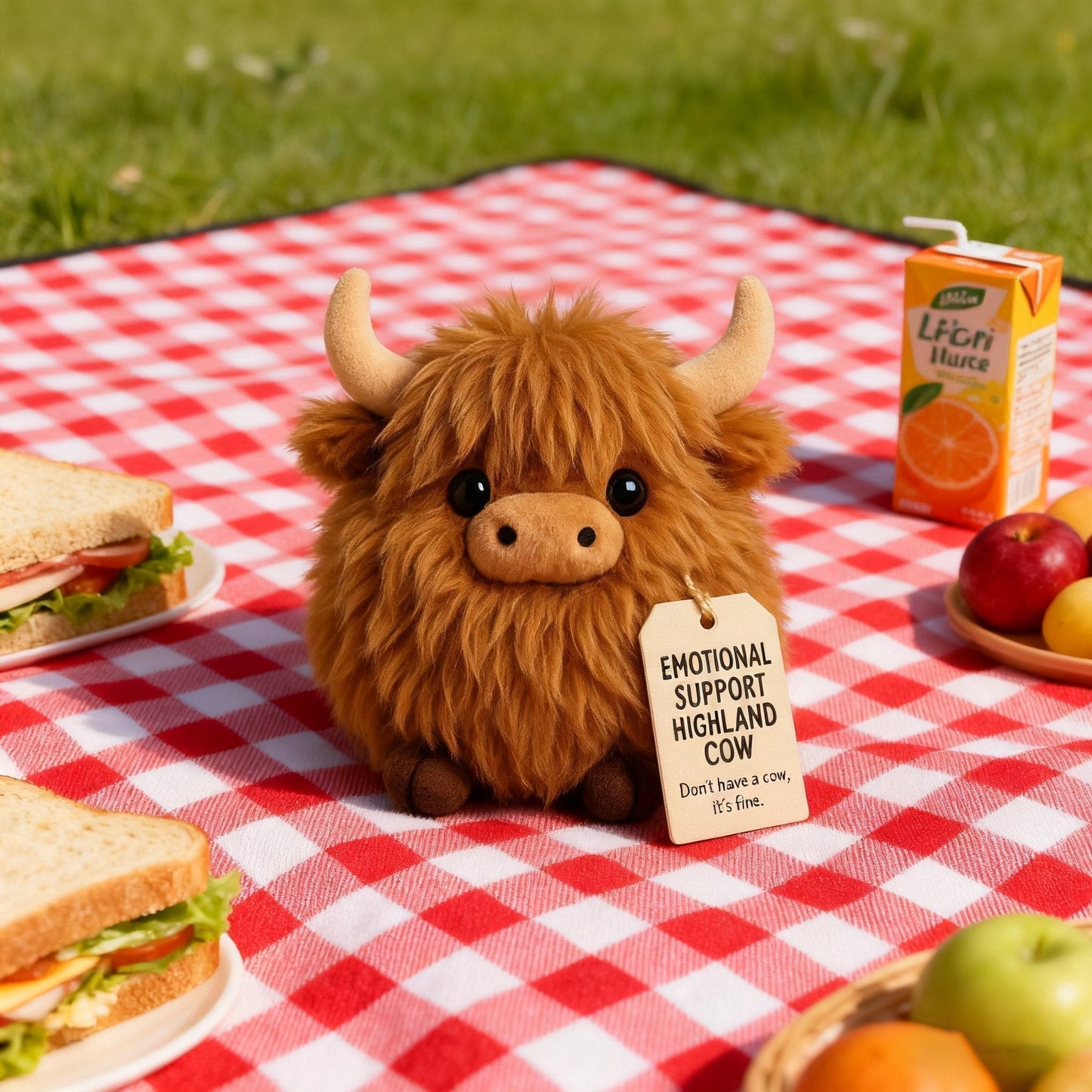 🔥Christmas Sale 50% OFF!!🔥 motional Support Highland Cow Plush🎉