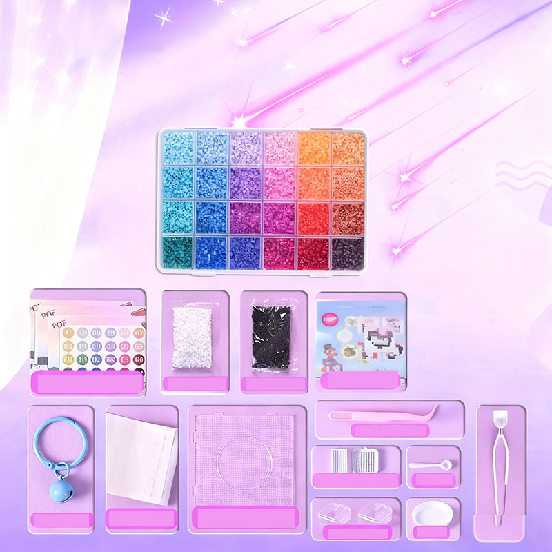 🎨Christmas Gift 50% OFF! 🎁 COMPLETE CRAFT KIT - 96 Colors with Storage Case, Perfect for Kids' Art Projects and Creative Development, Ideal Christmas Gift 👧✂️