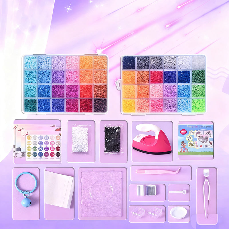 🎨Christmas Gift 50% OFF! 🎁 COMPLETE CRAFT KIT - 96 Colors with Storage Case, Perfect for Kids' Art Projects and Creative Development, Ideal Christmas Gift 👧✂️