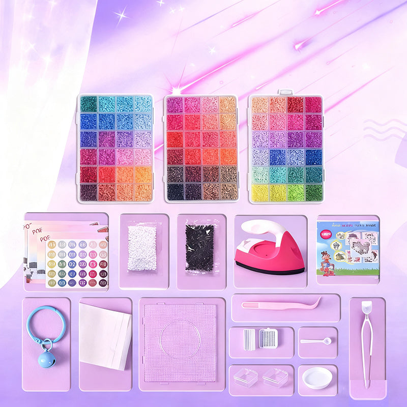 🎨Christmas Gift 50% OFF! 🎁 COMPLETE CRAFT KIT - 96 Colors with Storage Case, Perfect for Kids' Art Projects and Creative Development, Ideal Christmas Gift 👧✂️