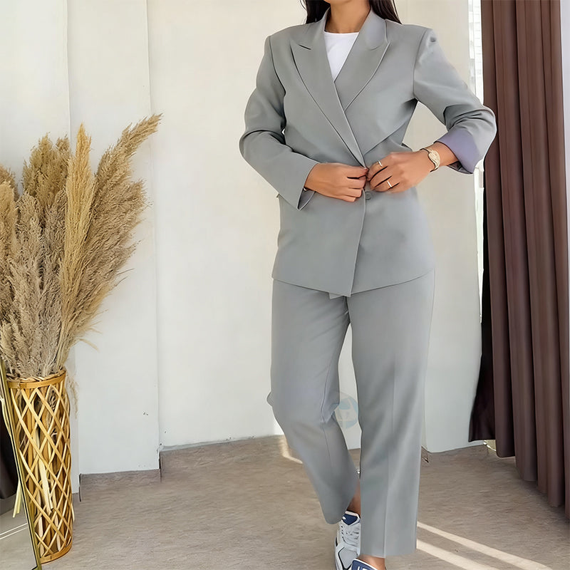 ⏳Limited-time 50% off⏰Women's Classic Blazer & Pants 2-Piece Set