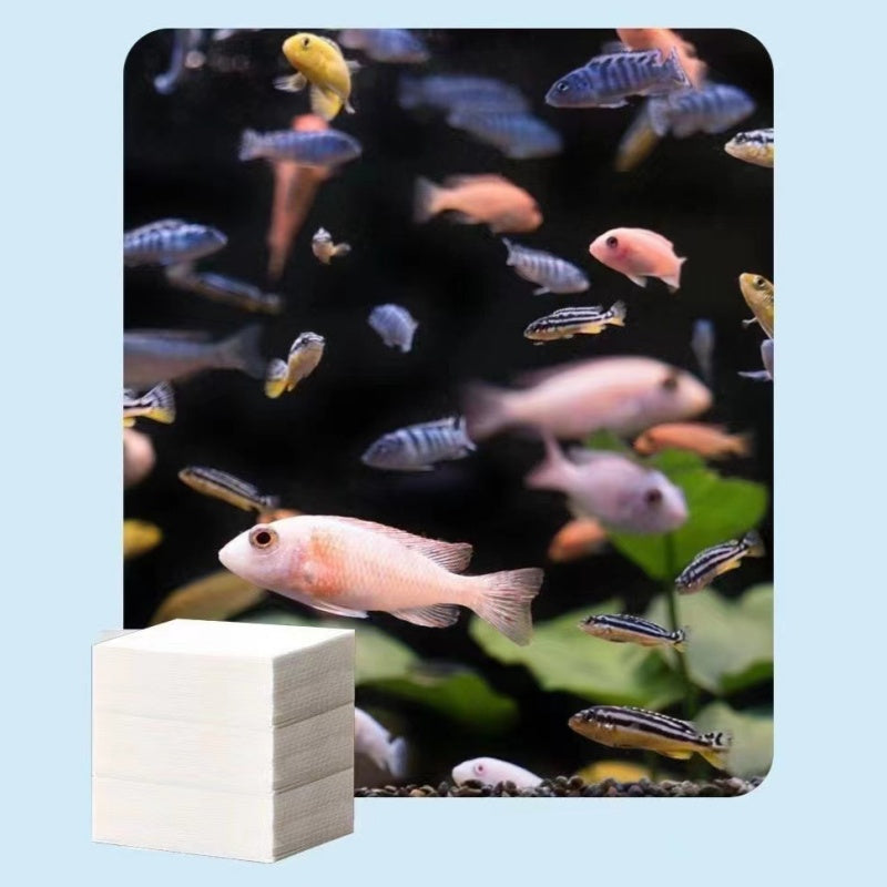 🐠 BUY 1 GET 1 FREE! ✨ AQUARIUM CLARIFYING SHEETS - Crystal Clear Water in 24 Hours, Removes Odors and Impurities, Safe for All Fish and Plants 🌿🔮