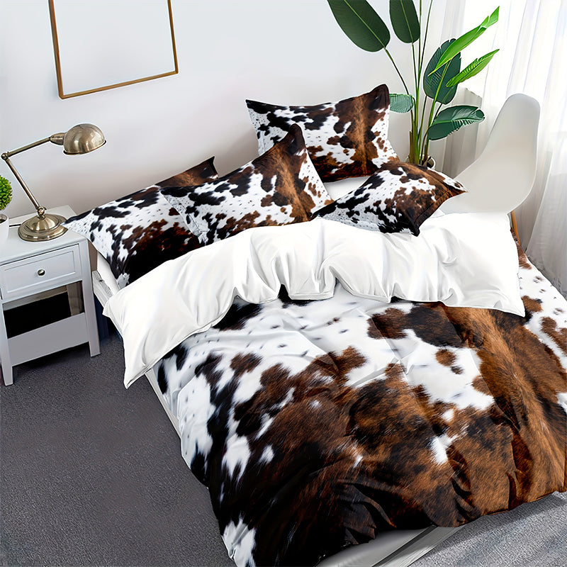 📢📢50% OFF !!🎅Cow Print Duvet Cover Set